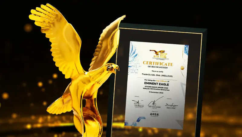 Wellous received the Golden Eagle Awards 2022 Top 2-Eminent Award, audited by Ernst & Young and recognized as one of Malaysia’s most prestigious business accolades