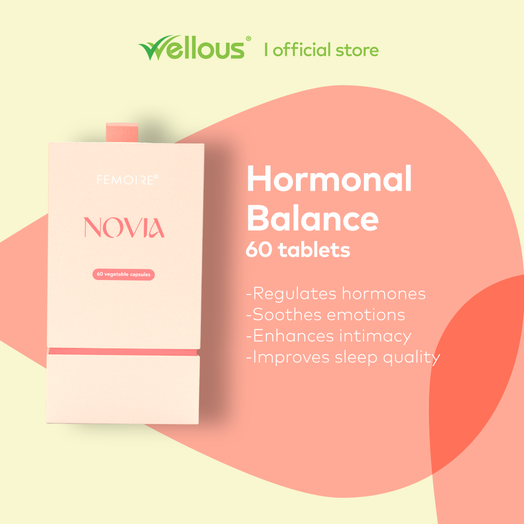 Novia PMS support supplement by Wellous