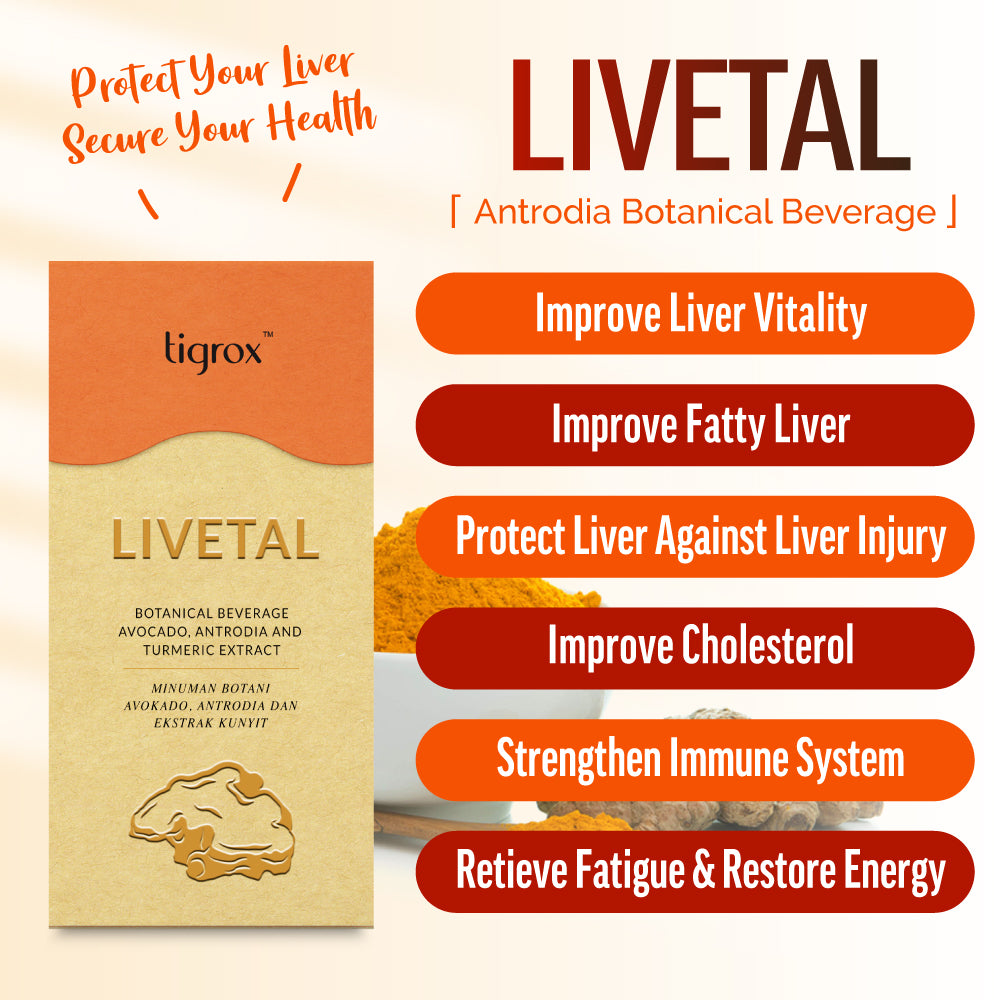 Tigrox Livetal liver support drink by Wellous