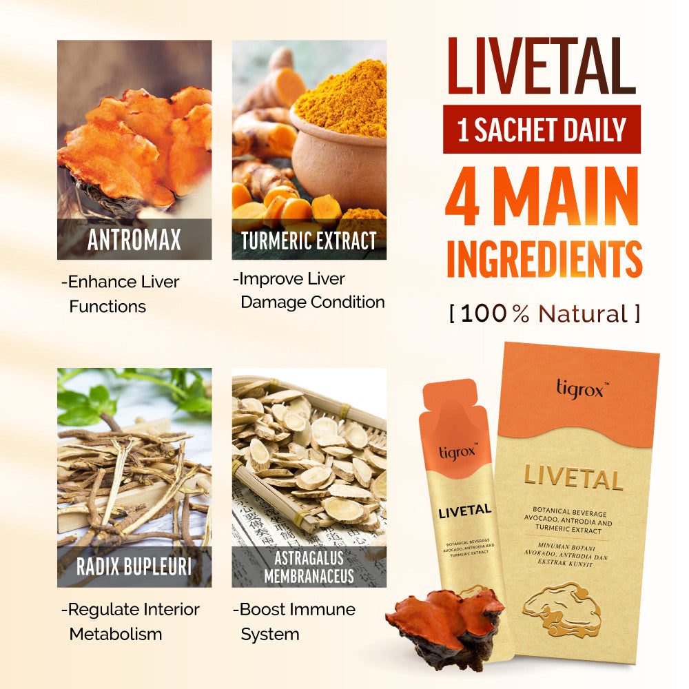 Tigrox Livetal liver support drink by Wellous