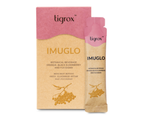 Wellous IMUGLO immune support supplement with elderberry and fucoidan