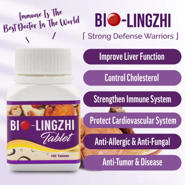 Bio-Lingzhi immune support supplement by Wellous