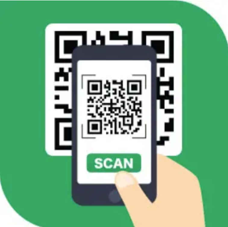 Hand holding smartphone scanning QR code on Wellous product packaging for authenticity verification