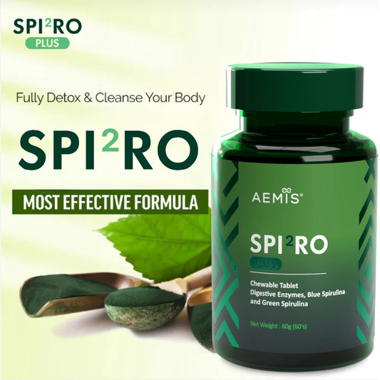 Wellous Spiro Plus – Super Greens Detox & Fiber Tablet