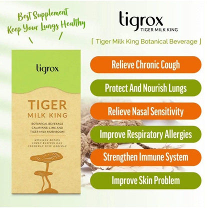 Wellous Tigrox Tiger Milk King – Tiger Milk Mushroom Lung & Immune Health Supplement